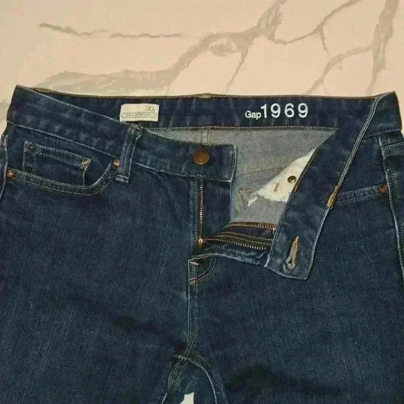 Gap 1969 Real Straight Jeans Mens 30R - Picture 4 of 11